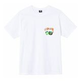  1142 - HÀNG CHÍNH HÃNG - ÁO THUN STUSSY -  STUSSY IRIDESCENT DICE - WHITE 