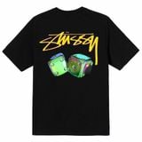  1137 - HÀNG CHÍNH HÃNG - ÁO THUN STUSSY -  STUSSY IRIDESCENT DICE - BLACK 
