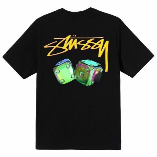  1137 - HÀNG CHÍNH HÃNG - ÁO THUN STUSSY -  STUSSY IRIDESCENT DICE - BLACK 