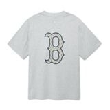  1299 - HÀNG CHÍNH HÃNG - ÁO THUN MLB - MONOGRAM BIG LOGO B - XÁM - CODE: 3ATSM0233-43MGL 