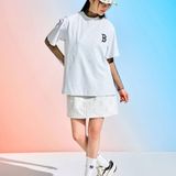  1299 - HÀNG CHÍNH HÃNG - ÁO THUN MLB - MONOGRAM BIG LOGO B - XÁM - CODE: 3ATSM0233-43MGL 