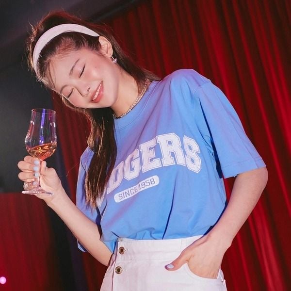  2694 - HÀNG CHÍNH HÃNG - ÁO THUN MLB - DODGERS 1958 - XANH - CODE : 3ATSV0633 