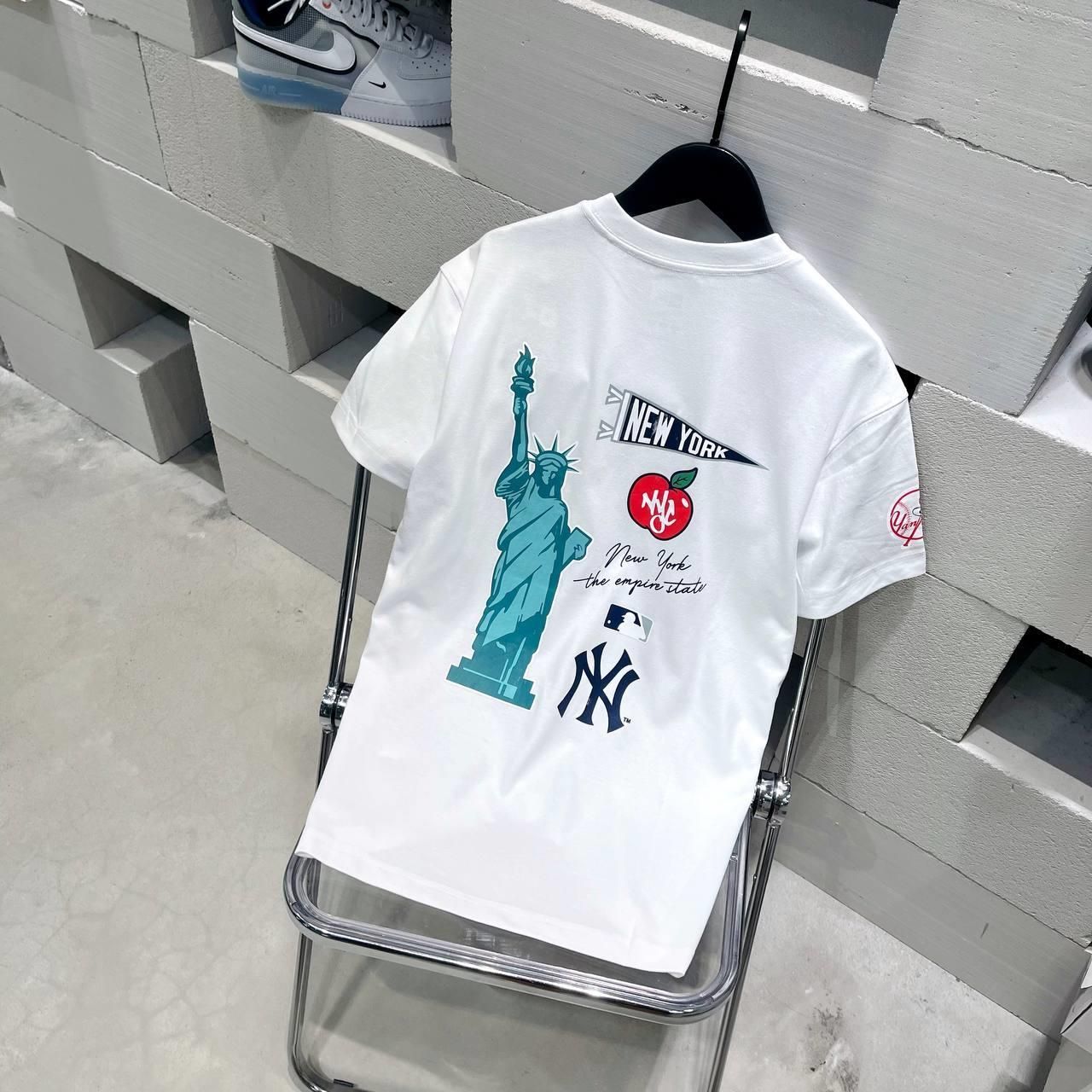  0465 - [CHÍNH HÃNG]  ÁO THUN NEW ERA - Nữ Thần Tự Do *TRẮNG* - Code: 12866556 