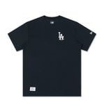  0974 - HÀNG CHÍNH HÃNG - ÁO THUN NEW ERA - ÁO 2 LOGO LA LỚN [ĐEN] - CODE: 13366622 