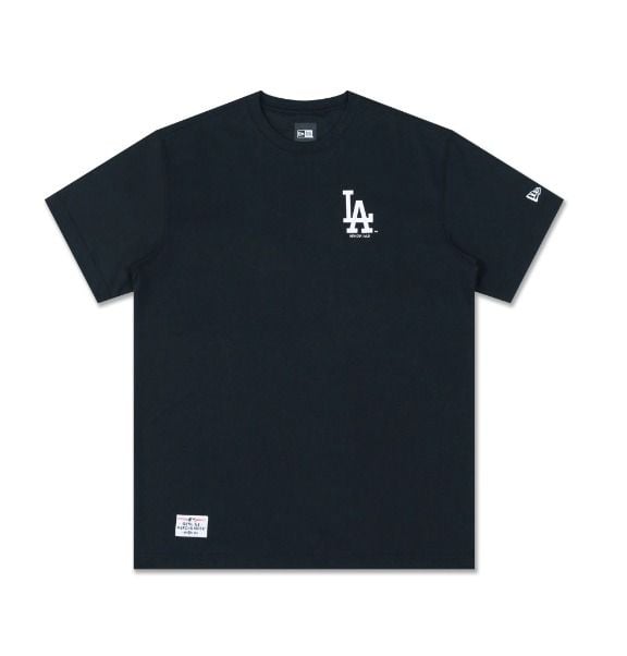  0974 - HÀNG CHÍNH HÃNG - ÁO THUN NEW ERA - ÁO 2 LOGO LA LỚN [ĐEN] - CODE: 13366622 