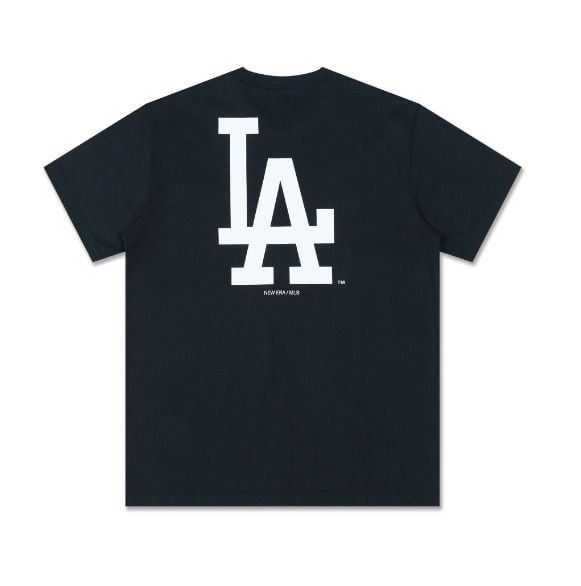  0974 - HÀNG CHÍNH HÃNG - ÁO THUN NEW ERA - ÁO 2 LOGO LA LỚN [ĐEN] - CODE: 13366622 