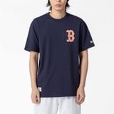  0724 - HÀNG CHÍNH HÃNG - ÁO THUN NEW ERA - LOGO CHỮ B CAM XANH ĐẬM - *NAVY* - Code: 12715361 