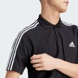  2566 - HÀNG CHÍNH HÃNG - ÁO ADIDAS POLO 2 SỌC LOGO NHỎ ĐEN - * BLACK * CODE : IC9310 