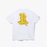  0972 - HÀNG CHÍNH HÃNG - ÁO THUN NEW ERA X BTS -  B VÀNG [TRẮNG] - CODE: 13277225 