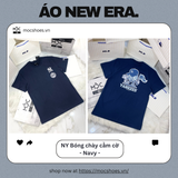  2394 - HÀNG CHÍNH HÃNG - ÁO THUN NEW ERA - NY BÓNG CHÀY CẦM CỜ - NAVY - CODE: 14326577 