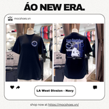  2377 - HÀNG CHÍNH HÃNG - ÁO THUN NEW ERA - LA WEST DIVISION - NAVY - CODE: 14187402 