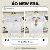  2408 - HÀNG CHÍNH HÃNG - ÁO NEW ERA - NY QUẢ TÁO - TRẮNG - CODE: 14413058 