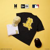  0629 - HÀNG CHÍNH HÃNG - ÁO THUN NEW ERA x BTS - LOGO B VÀNG - MÀU ĐEN - *BLACK* - Code: 13277226 