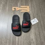 0419 - HÀNG CHÍNH HÃNG - DÉP PUMA COOL CAT ĐEN ĐỎ - *BLACK/RED LOGO* - Code: 371023 02 