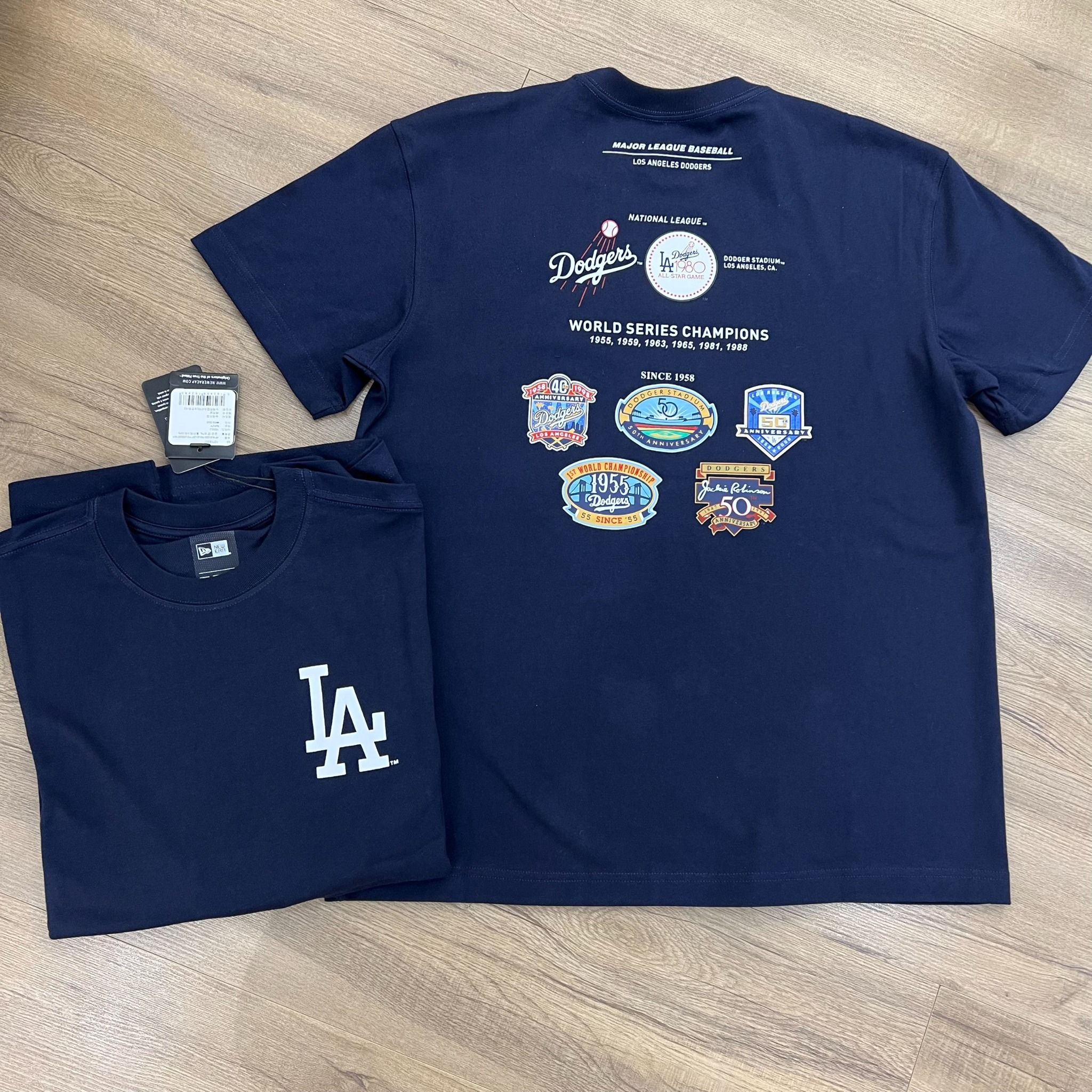  0665 - HÀNG CHÍNH HÃNG - ÁO THUN NEW ERA - COOPERLIST LA XANH - *NAVY* - Code: 12715357 