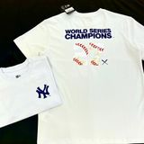  0643 - HÀNG CHÍNH HÃNG - ÁO THUN NEW ERA - NEW YORK CHAMPION 27 TRẮNG - *WHITE* - Code: 11837589 