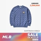  0456 - HÀNG CHÍNH HÃNG - ÁO Sweater MLB Monogram Diamond All Over Fit SweatShirt --- Màu BLACK --- *Authentic* 