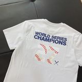  0643 - HÀNG CHÍNH HÃNG - ÁO THUN NEW ERA - NEW YORK CHAMPION 27 TRẮNG - *WHITE* - Code: 11837589 
