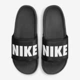  1337 - HÀNG CHÍNH HÃNG - DÉP NIKE OFFCOURT SLIDE - ĐEN LOGO TRẮNG - *Back/White* - CODE: BQ4639-012 