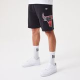  1172 - HÀNG CHÍNH HÃNG - QUẦN SHORT THUN NEW ERA - CHICAGO BULLS NBA TEAM - ĐEN - CODE: 60332213 