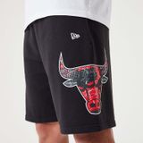  1172 - HÀNG CHÍNH HÃNG - QUẦN SHORT THUN NEW ERA - CHICAGO BULLS NBA TEAM - ĐEN - CODE: 60332213 