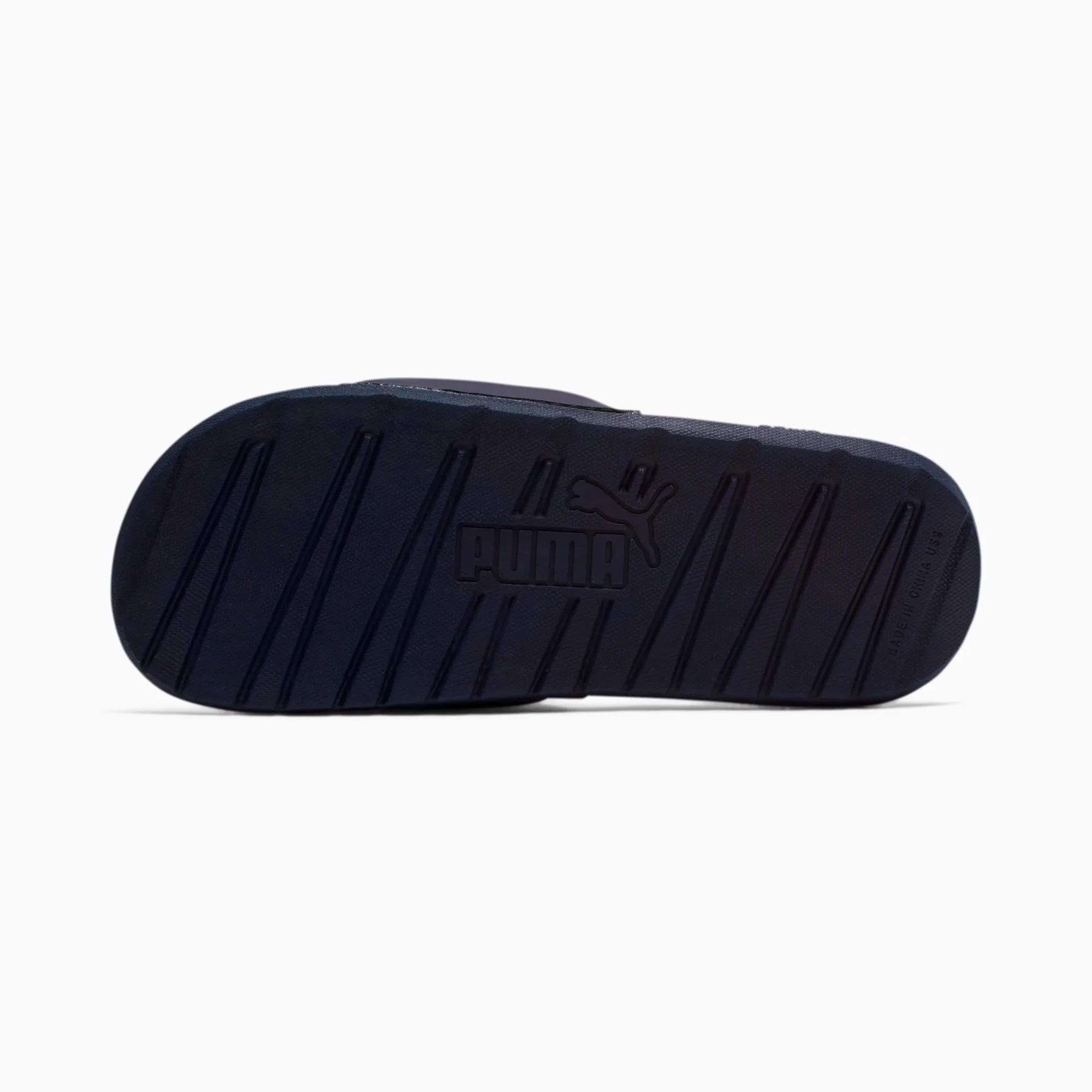  0424 - HÀNG CHÍNH HÃNG - DÉP PUMA COOL CAT - XANH TRẮNG - *NAVY WHITE* - Code: 371023 11 