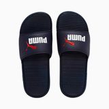  0424 - HÀNG CHÍNH HÃNG - DÉP PUMA COOL CAT - XANH TRẮNG - *NAVY WHITE* - Code: 371023 11 