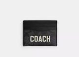  2553 - HÀNG CHÍNH HÃNG - VÍ COACH CẦM TAY - LOGO COACH TRẮNG - ĐEN 