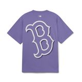  1303 - HÀNG CHÍNH HÃNG - ÁO THUN MLB - BASIC MEGA LOGO B - TÍM - CODE: 3ATSB0433-43LDD 