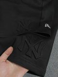  2305 - HÀNG CHÍNH HÃNG - QUẦN SHORT NEW ERA - LOGO NY NỔI - ĐEN - CODE 14187414 