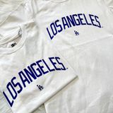  0854 - HÀNG CHÍNH HÃNG - ÁO THUN NEW ERA - LOGO LOS ANGELES TRẮNG - *WHITE* - Code: 13061699 
