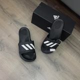  0452 - HÀNG CHÍNH HÃNG - DÉP ADIDAS ALPHABOUCE SLIDE - Đen SỌC TRẮNG - *SỌC TRẮNG* - Code: FZ0387 