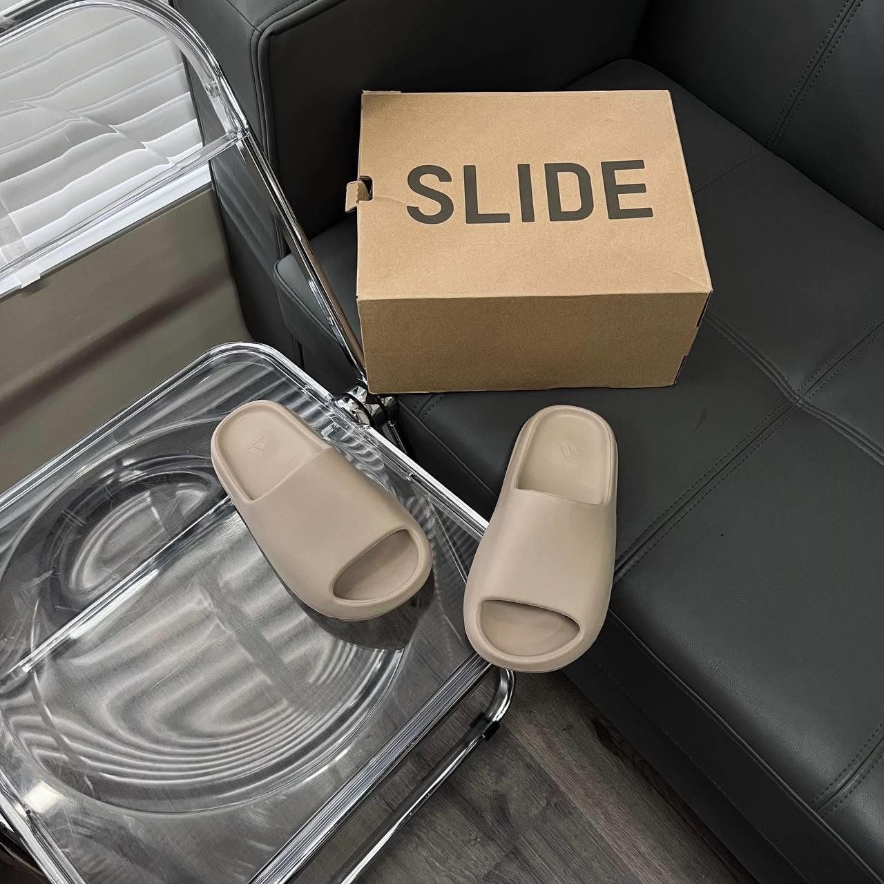  1101 - HÀNG CHÍNH HÃNG - Dép adidas Yeezy Slide Pure CODE : GW1934 