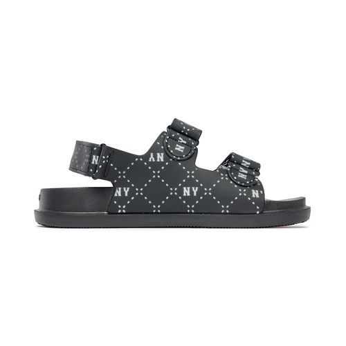  1036 - HÀNG CHÍNH HÃNG -  GIÀY SANDAL MLB -  DIA NY ĐEN - QUAI NHỰA - CODE : 3ASDCSD33-50BKS 
