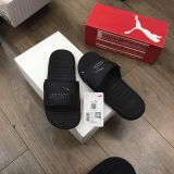  0422 - HÀNG CHÍNH HÃNG - DÉP PUMA COOL CAT - ĐEN FULL - *ALL BLACK* - Code: 371044 03 