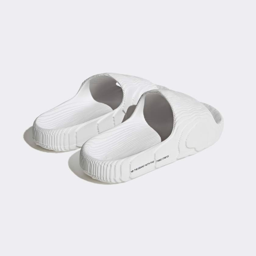  1104 - HÀNG CHÍNH HÃNG - DÉP ADIDAS 22 - BẬC THANG * MÀU TRẮNG * Code: HQ4672 