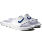  0052 - HÀNG CHÍNH HÃNG - DÉP NIKE KAWA SHOWER - *WHITE/BLUE LOGO* - 2023** - Code: 832528 