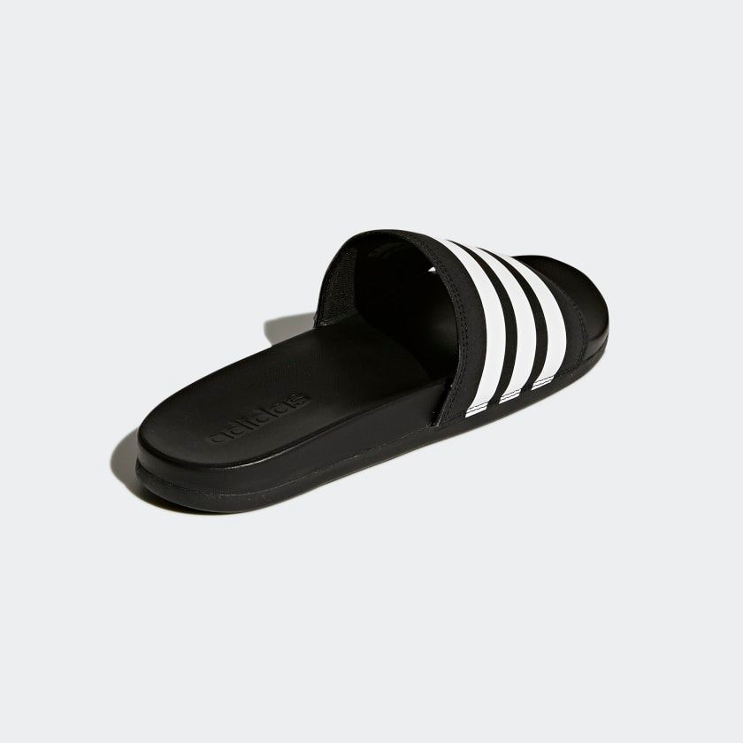  0187 - HÀNG CHÍNH HÃNG - DÉP ADIDAS CLOUDFOAM COMFORT - ĐEN SỌC TRẮNG - (6) - Code: AP9971 