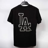  0976 - HÀNG CHÍNH HÃNG - ÁO THUN NEW ERA - LA LOGO CHÌM ĐEN - CODE: 13731452 