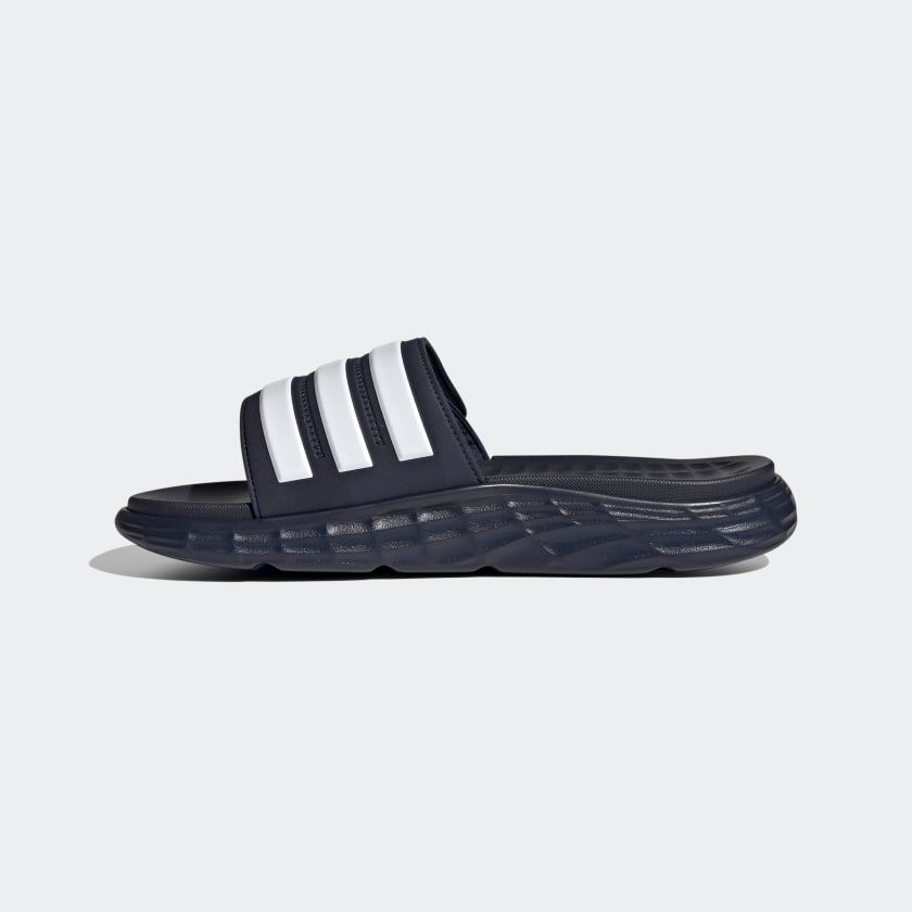  0196 - HÀNG CHÍNH HÃNG - DÉP ADIDAS DURAMO SL SLIDE - XANH SỌC TRẮNG - *NAVY/WHITE* - 2021** - Code: FY6034 