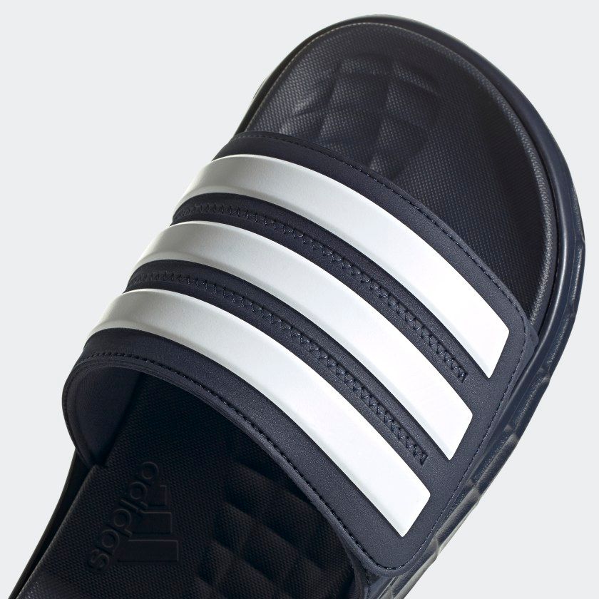  0196 - HÀNG CHÍNH HÃNG - DÉP ADIDAS DURAMO SL SLIDE - XANH SỌC TRẮNG - *NAVY/WHITE* - 2021** - Code: FY6034 