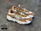  0290 - HÀNG CHÍNH HÃNG - GIÀY SNEAKER MLB CHUNKY LITE - New York màu Brown (5) - Code: 3ASHC3S1N-50BGD (5) 