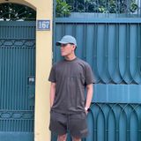  0766 - HÀNG CHÍNH HÃNG - ÁO THUN TEE ESSENTIAL FOG - *RÊU ĐẬM* - SEASON 22 