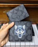  03966 - HÀNG CHÍNH HÃNG - VÍ COACH Nam NGẮN 850K - 3 in 1 