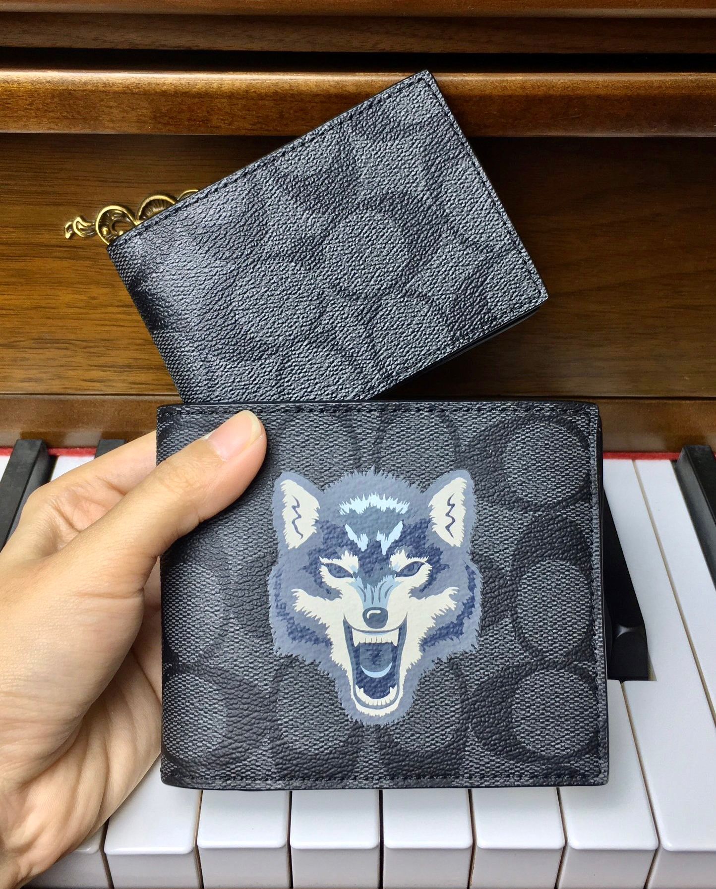  03966 - HÀNG CHÍNH HÃNG - VÍ COACH Nam NGẮN 850K - 3 in 1 