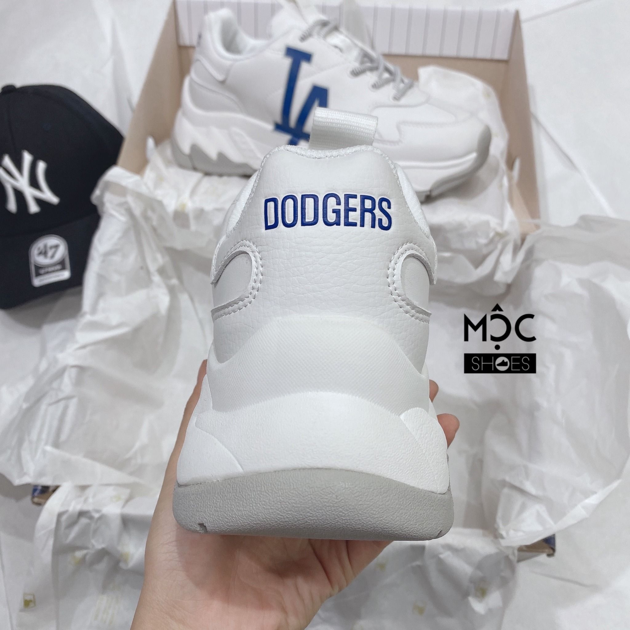  0342 - HÀNG CHÍNH HÃNG - GIÀY SNEAKER MLB BIG BALL CHUNKY LA DODGER  - *LA ĐẾ XÁM* - 2025** - Code: 32SHC1011 07W 
