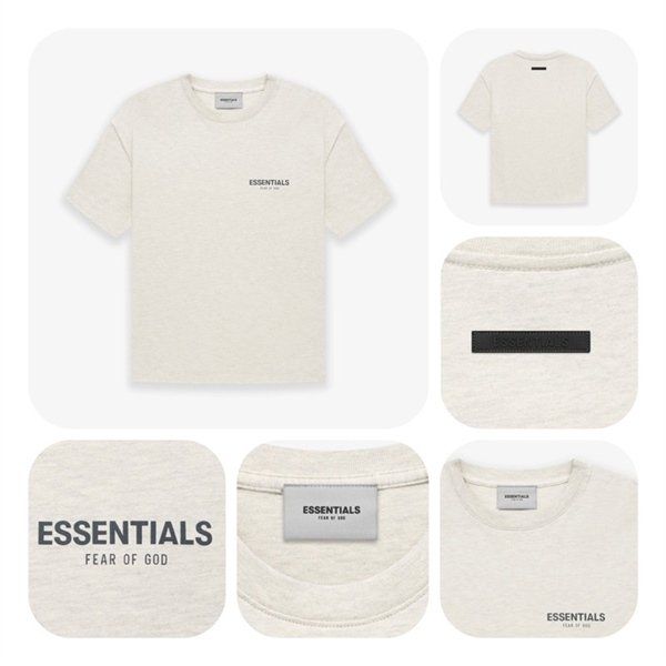  0768 - HÀNG CHÍNH HÃNG - ÁO THUN TEE ESSENTIAL FOG - *OATMEAL* - SEASON 21 