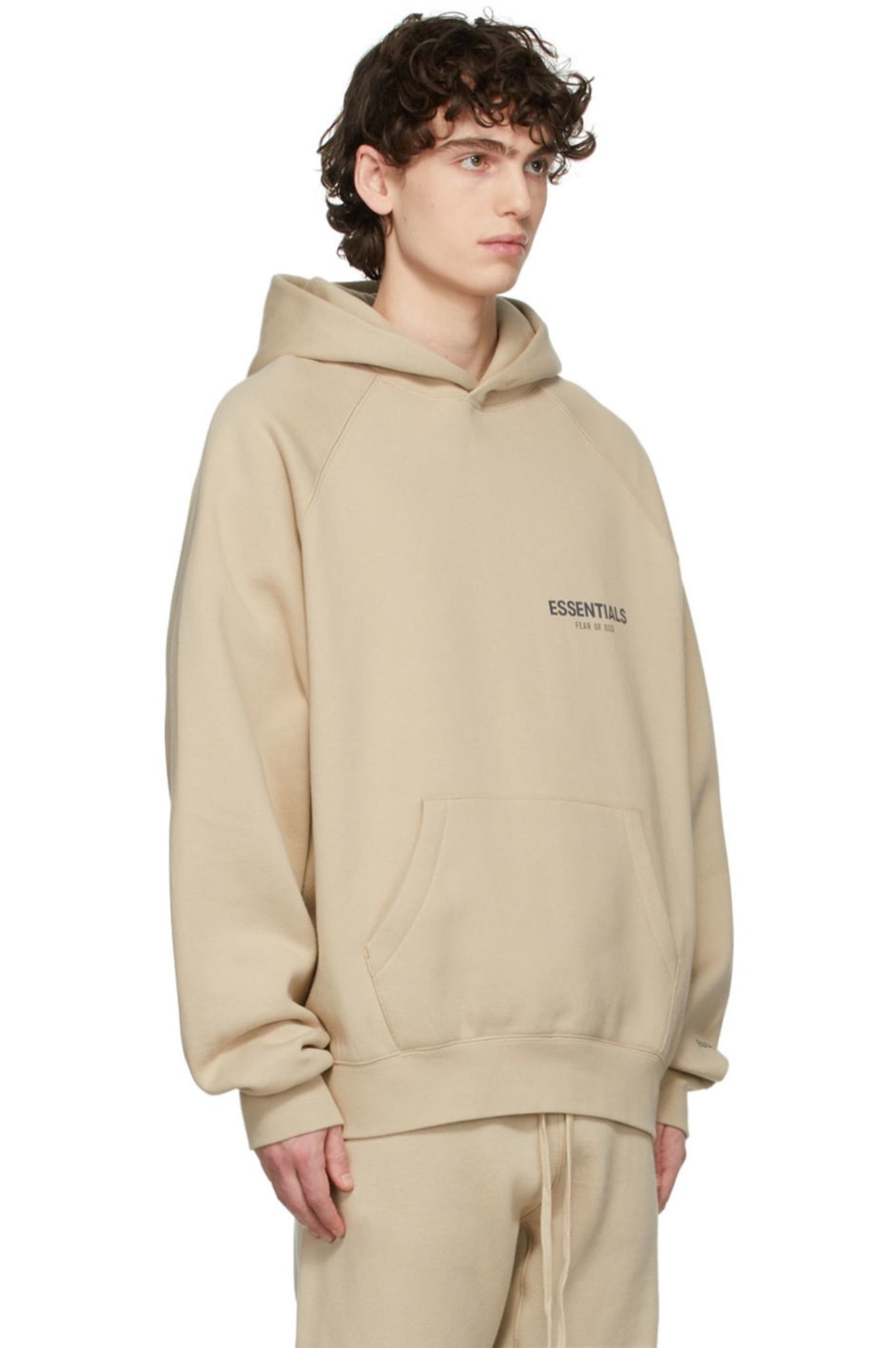  0264 - [CHÍNH HÃNG] -  Áo Hoodie Essential FOG ss21 - Màu *BEIGE* 