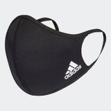  0091 - HÀNG CHÍNH HÃNG - BỘ 3 KHẨU TRANG ADIDAS FACE MASK COVER SIZE M/L - *BLACK* - 2024** - Code: H08837 