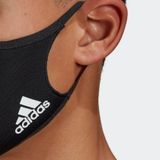  0091 - HÀNG CHÍNH HÃNG - BỘ 3 KHẨU TRANG ADIDAS FACE MASK COVER SIZE M/L - *BLACK* - 2024** - Code: H08837 